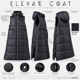 Doudoune longue sans manches « ELEVATE COAT » - OUMMI BASICS