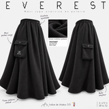 Jupe oversize en polaire "EVEREST SKIRT" - OUMMI BASICS