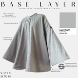 Oversize-Langarm-T-Shirt „BASE LAYER“ – OUMMI BASICS