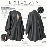 Top oversize effet seconde peau option mitaine « LE DAILY SKIN » - OUMMI BASICS