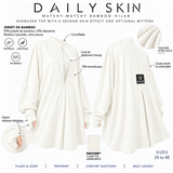 Top oversize effet seconde peau option mitaine « LE DAILY SKIN » - OUMMI BASICS