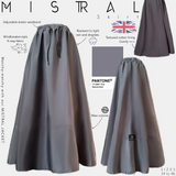Jupe coupe-vent doublée « MISTRAL SKIRT » - OUMMI BASICS