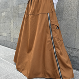Long zip skirt "CITYLINE SKIRT" - OUMMI BASICS