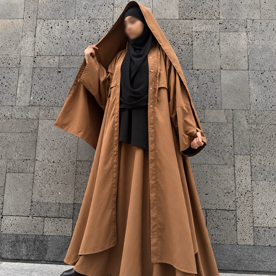 Oversized "VINTAGE SAFARI JACKET" - OUMMI BASICS