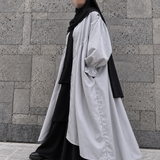 Übergroße Windjacke mit gerüschtem Detail „UMBRELLA JACKET“ – OUMMI BASICS