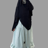 Jupe maxi à volants et rayures « NATURAL GRACE SKIRT » - OUMMI BASICS