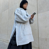 Oversize-Kapuzensweatshirt „PEACEFULL HOODIE“ – OUMMI BASICS