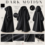Veste longue à capuche « DARK MOTION JACKET » - OUMMI BASICS