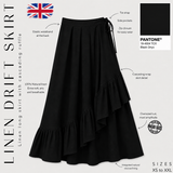 Modest Linen DRIFT SKIRT - OUMMI BASICS