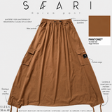 Saroual oversize K-way "SAFARI HAREM PANT" - OUMMI BASICS