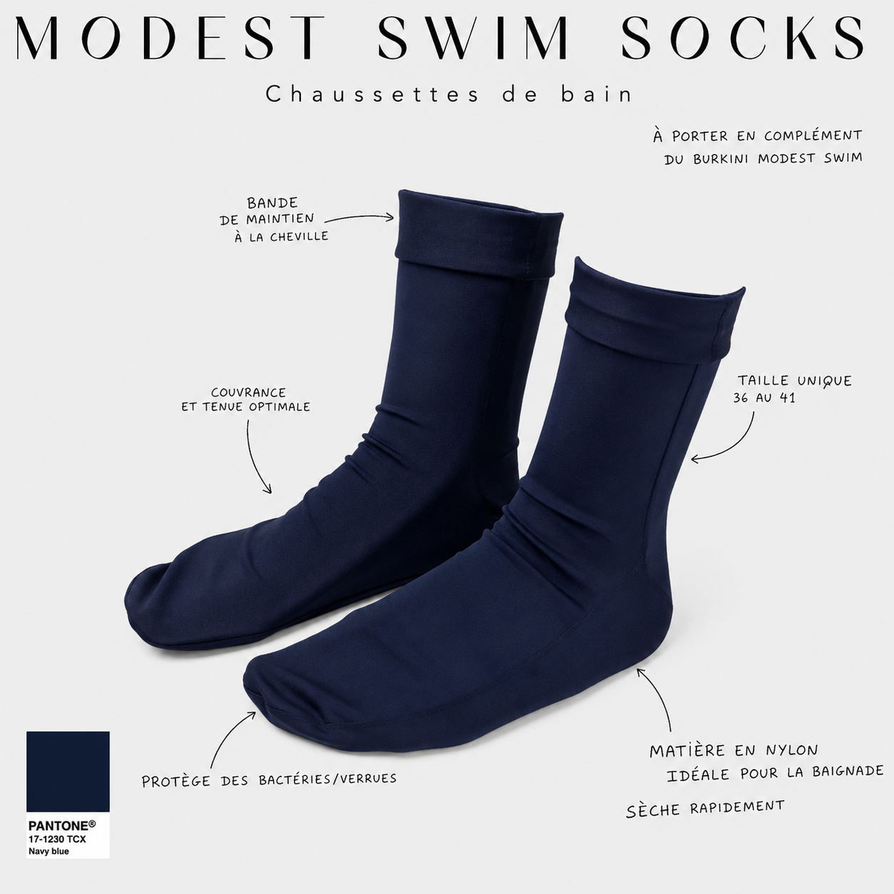 Chaussettes de bain « MODEST SWIM SOCKS » - OUMMI BASICS
