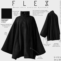 Sweat-shirt oversize ajustable « FLEX SWEAT-SHIRT » - OUMMI BASICS