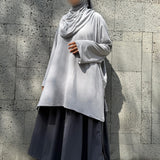 T-shirt oversize con spacchi « FLOWFIT TEE » - OUMMI BASICS