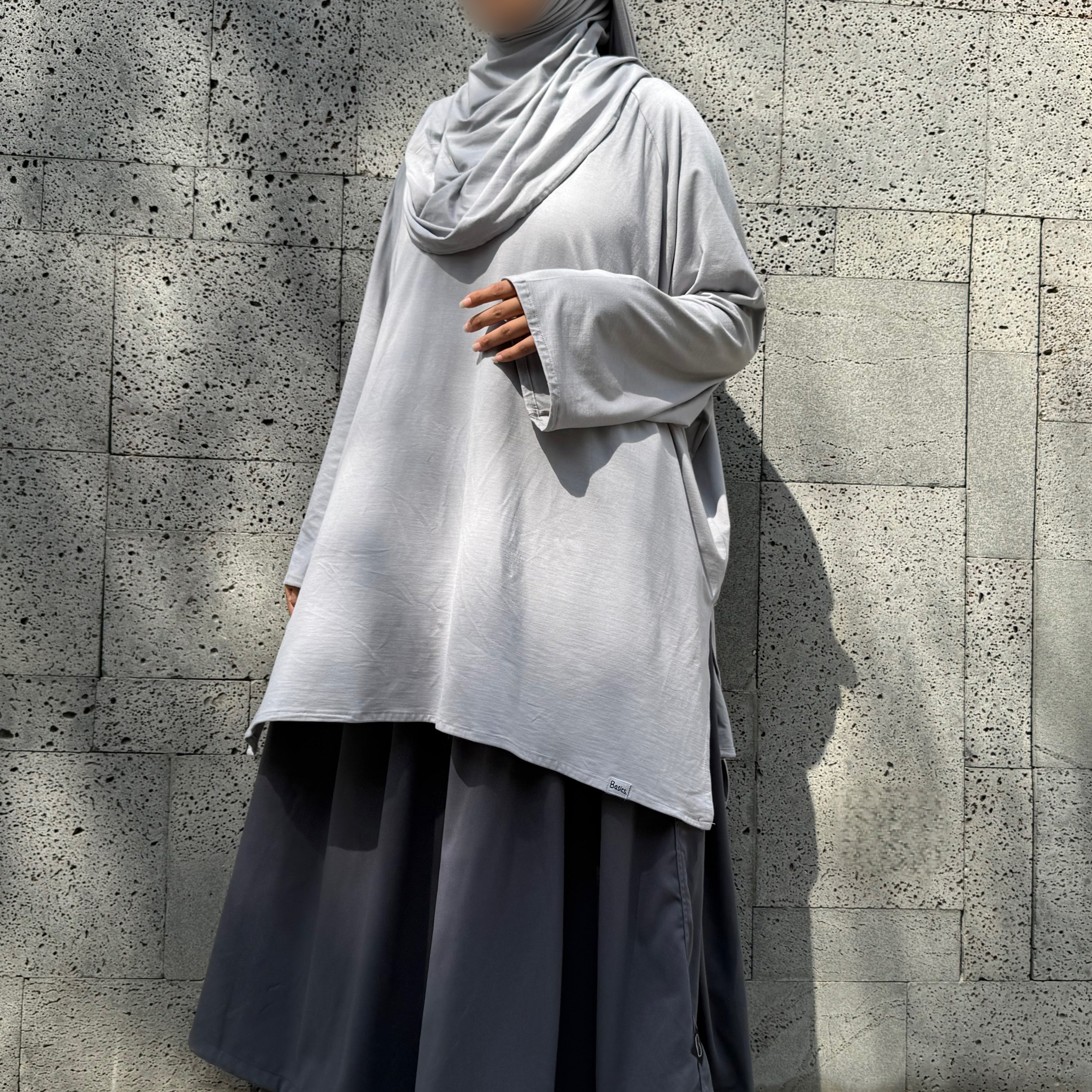 T-shirt oversize à fentes « FLOWFIT TEE » - OUMMI BASICS