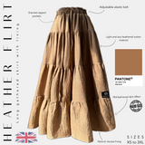 Jupe longue froncée « HEATHER FLIRT » - OUMMI BASICS