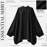Chemise oversize en coton « ESSENTIAL SHIRT » - OUMMI BASICS