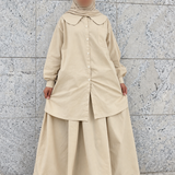 Maxi jupe en coton ajustable « ESSENTIAL SKIRT » - OUMMI BASICS