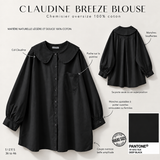 Chemisier oversize 100% Coton "CLAUDINE BREEZE BLOUSE" - OUMMI BASICS