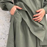 Maxi jupe en coton ajustable « ESSENTIAL SKIRT » - OUMMI BASICS
