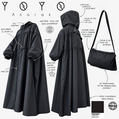 Kompakter wasserdichter Anorak „YOYO JACKET“ – OUMMI BASICS