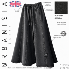 Jupe en jean oversize « URBANISTA DENIM SKIRT » - OUMMI BASICS