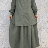 Chemisier oversize 100% Coton "CLAUDINE BREEZE BLOUSE" - OUMMI BASICS