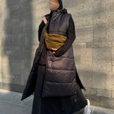 Doudoune longue sans manches « ELEVATE COAT » - OUMMI BASICS