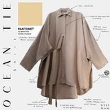 Chemise oversize à nouer « OCEAN TIE SHIRT » - OUMMI BASICS