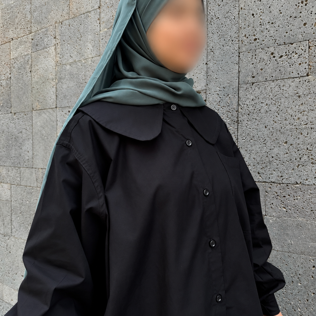 Oversize-Bluse 100% Baumwolle "CLAUDINE BREEZE BLOUSE" - OUMMI BASICS