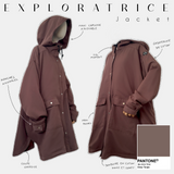 Veste oversize à capuche « EXPLORATRICE JACKET » - OUMMI BASICS