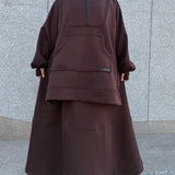 Sweat oversize à capuche "PEACEFULL HOODIE" - OUMMI BASICS