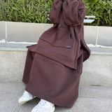 Sweat oversize à capuche "PEACEFULL HOODIE" - OUMMI BASICS