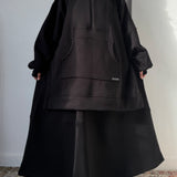 Sweat oversize à capuche "PEACEFULL HOODIE" - OUMMI BASICS