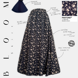 Jupe longue fleurie "BLOOM SKIRT" - OUMMI BASICS