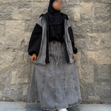 Veste oversize bi-matière "HYBRID JACKET" - OUMMI BASICS