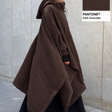 Mantella in pile «EVEREST CAPE-COAT» - OUMMI BASICS