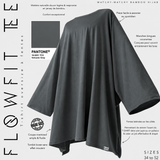 T-shirt oversize à fentes « FLOWFIT TEE » - OUMMI BASICS