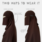 Pack duo Hijab prêt-à-enfiler "DAILY COVER" - DAILY DRESS