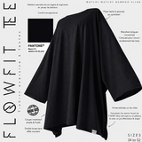 T-shirt oversize à fentes « FLOWFIT TEE » - OUMMI BASICS