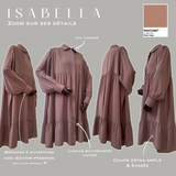 Chemisier à fronces "ISABELLA" - OUMMI BASICS