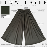 Palazzo ajustable oversize « FLOW LAYER » - OUMMI BASICS