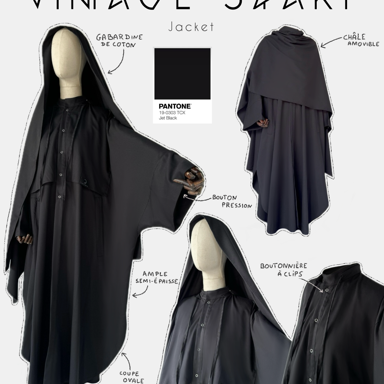 Oversized jacket "VINTAGE SAFARI JACKET" - DAILY DRESS