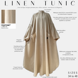 Lange Leinen-Tunika „LINEN TUNIC“ – OUMMI BASICS