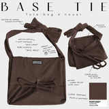 Tote bag à nouer « BASE TIE » - OUMMI BASICS