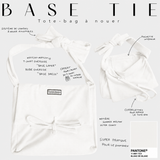 Tote bag à nouer « BASE TIE » - OUMMI BASICS