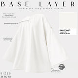 T-shirt oversize à manches longues « BASE LAYER » - OUMMI BASICS