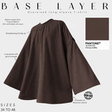 T-shirt oversize à manches longues « BASE LAYER » - OUMMI BASICS