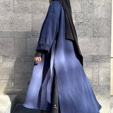 Veste longue 100 % coton piqué 
 "WARMY CARDIGAN" - OUMMI BASICS