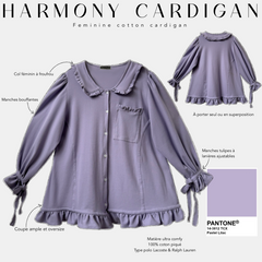 Cardigan femme modeste en coton « HARMONY CARDIGAN » - OUMMI BASICS