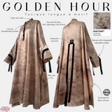 Tunique longue à motif « GOLDEN HOUR TUNIC » - OUMMI BASICS